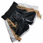 Fringe Boxing Walkout Suit Satin Zipper Vest Fringe Fight Shorts Muay Thai Competition Costume Unisex