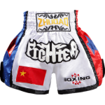 Side Panel Muay ThaiShorts White Side Panel Muay ThaiShorts White