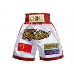 Side Panel Muay ThaiShorts Red and White Side Panel Muay ThaiShorts Red and White