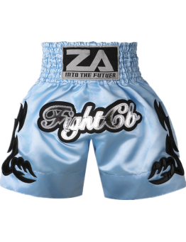Classic Muay Thai Shorts Blue and Black