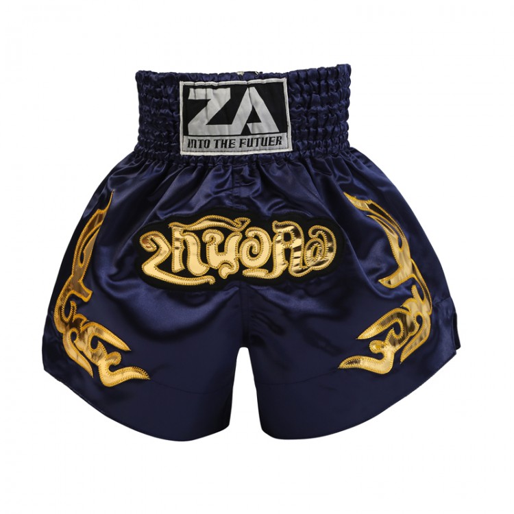 Classic Muay Thai Shorts Navy Blue Classic Muay Thai Shorts Navy Blue