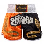 Classic Muay Thai Shorts Orange and Black Classic Muay Thai Shorts Orange and Black