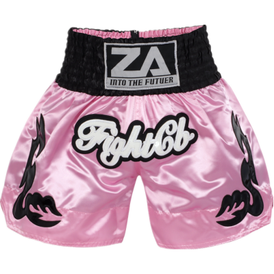 Classic Muay Thai Shorts Pink and Black
