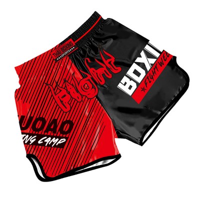 Heat-Printed Muay Thai Shorts Red
