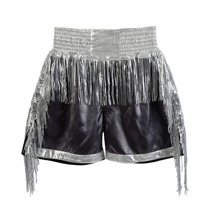 Tassel Shorts Grey with Sliver Tassel Shorts Grey with Sliver