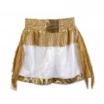 Tassel Shorts White with Gold Tassel Shorts White with Gold