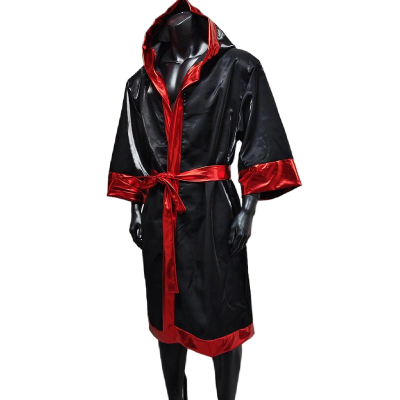 Boxing Robe Black and Red