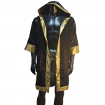 Boxing Robe Black and Gold Boxing Robe Black and Gold