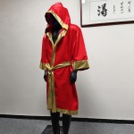Boxing Robe Red and Gold