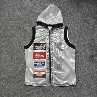 Boxing Robe Sleeveless Hooded 3