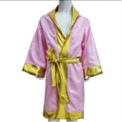 Boxing Robe Pink and Gold