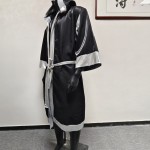 Boxing Robe Black and Sliver