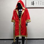 Boxing Robe Red and Gold