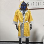 Boxing Robe Yellow and Sliver Boxing Robe Yellow and Sliver