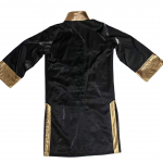New Boxing Wrestling Fight Entrance Robe Black & Gold Shiny Satin Kickboxing MMA Ring Outfit New Boxing Wrestling Fight Entrance Robe Black & Gold Shiny Satin Kickboxing MMA Ring Outfit