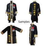 New Boxing Wrestling Fight Entrance Robe Black & Gold Shiny Satin Kickboxing MMA Ring Outfit New Boxing Wrestling Fight Entrance Robe Black & Gold Shiny Satin Kickboxing MMA Ring Outfit