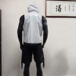 Boxing Robe Sleeveless Hooded 