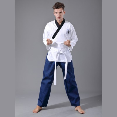  Poomsae Uniform (White Top + Blue Pants)