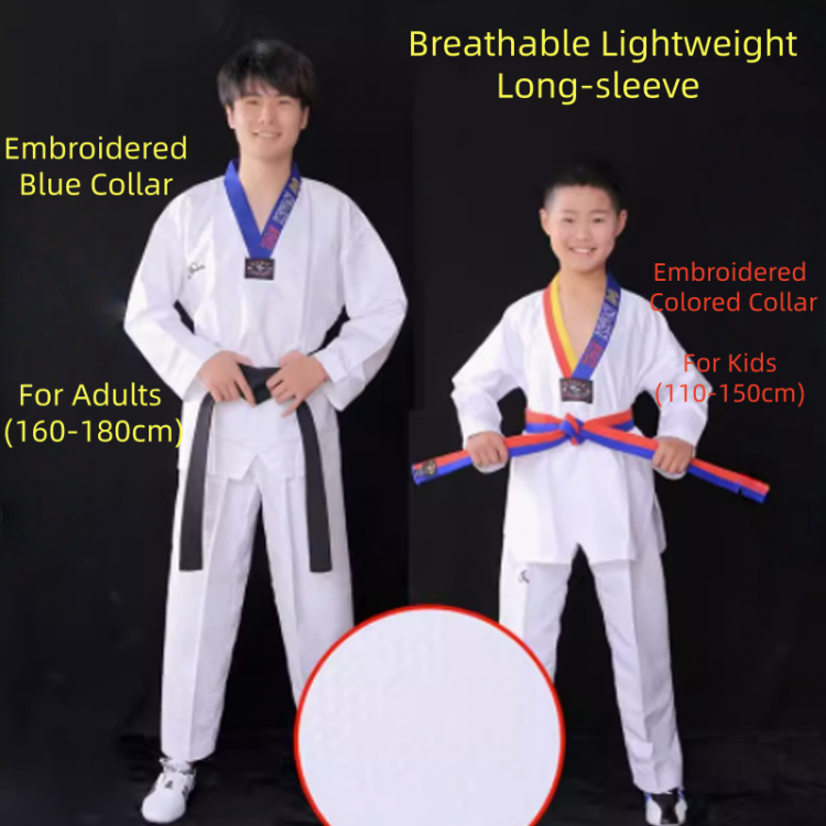 Breathable Lightweight Long-Sleeve Taekwondo Uniform Breathable Lightweight Long-Sleeve Taekwondo Uniform