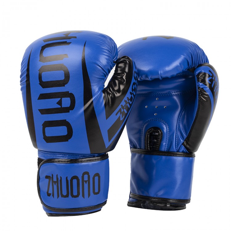 6oz/10oz Zhuoao Blue Boxing Gloves