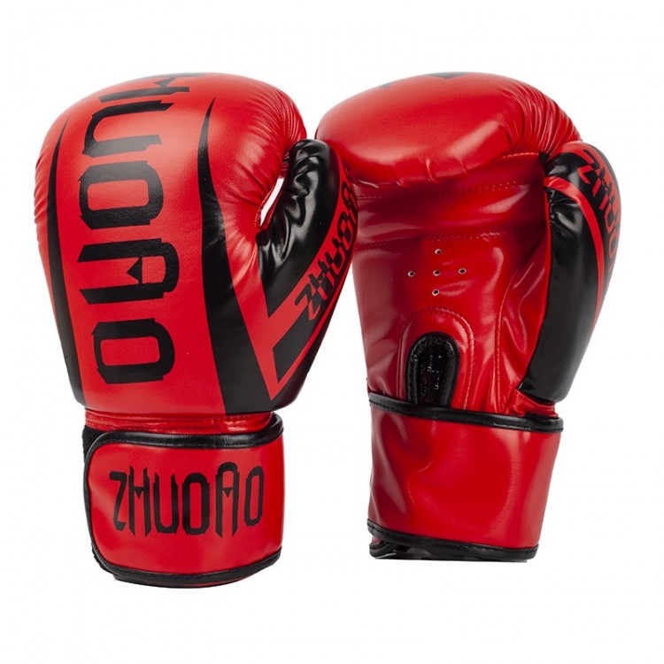 6oz/10oz Zhuoao Red Boxing Gloves