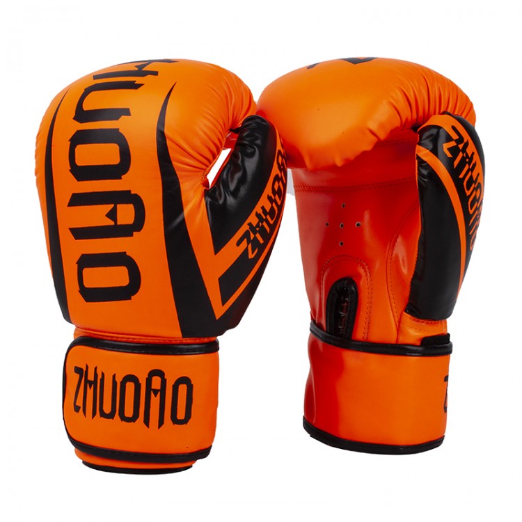 6oz/10oz Zhuoao Orange Boxing Gloves