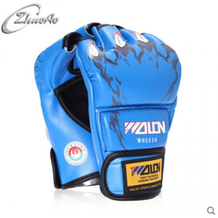 Five-Dragon Tiger-Claw Gloves (Blue)