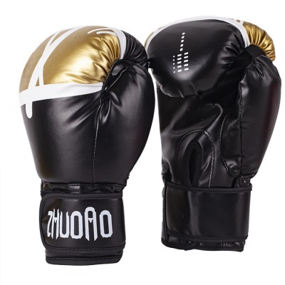 10oz Black and Gold Block Boxing Gloves