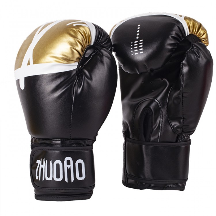 10oz Black and Gold Block Boxing Gloves 10oz Black and Gold Block Boxing Gloves