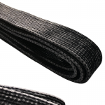 MOOTO Taekwondo Black Belts: Embroidered, Washed & Distressed Coach Belts - Premium Embroidered Style