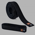 MOOTO Custom Cotton Black Belt - For Taekwondo, Karate & Judo, With Custom Embroidery MOOTO Custom Cotton Black Belt - For Taekwondo, Karate & Judo, With Custom Embroidery