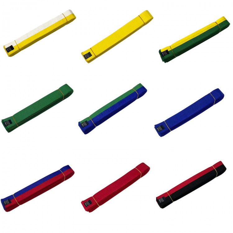 Custom Embroidered 100% Cotton Taekwondo Belts – Kids & Adults Sizes, Ideal for Grading Exams 