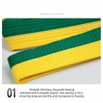 Custom Embroidered 100% Cotton Taekwondo Belts – Kids & Adults Sizes, Ideal for Grading Exams 