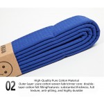Custom Embroidered 100% Cotton Taekwondo Belts – Kids & Adults Sizes, Ideal for Grading Exams 