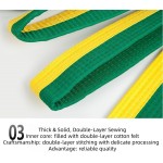 Custom Embroidered 100% Cotton Taekwondo Belts – Kids & Adults Sizes, Ideal for Grading Exams 