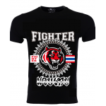 100% Cotton Black T-shirt with Tiger Head Print 100% Cotton Black T-shirt with Tiger Head Print