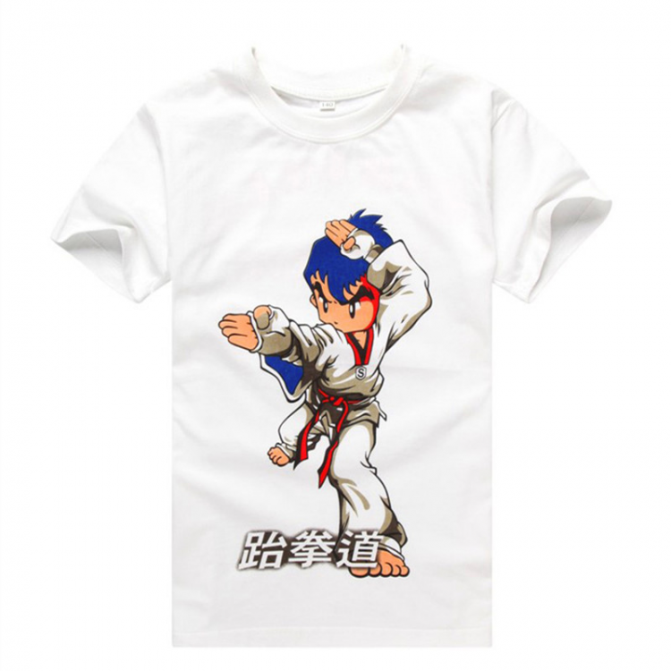 White cotton Taekwondo T-shirt White cotton Taekwondo T-shirt