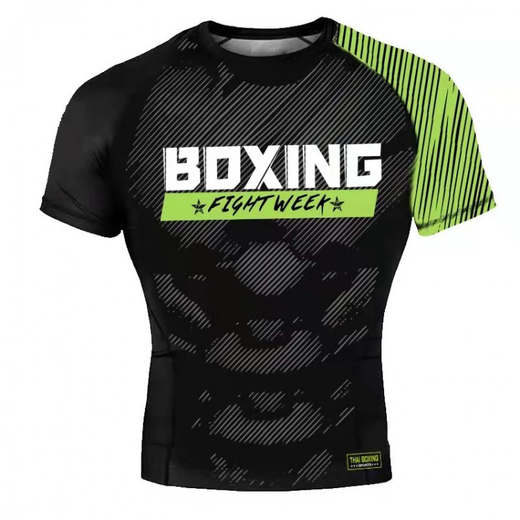 New Highlight Muay Thai T-shirt (Green Color) New Highlight Muay Thai T-shirt (Green Color)