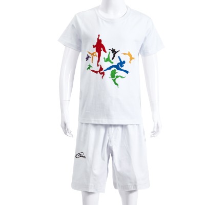 Cotton T-shirt with colorful prints Sets