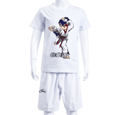 Cotton T-shirt in white Sets