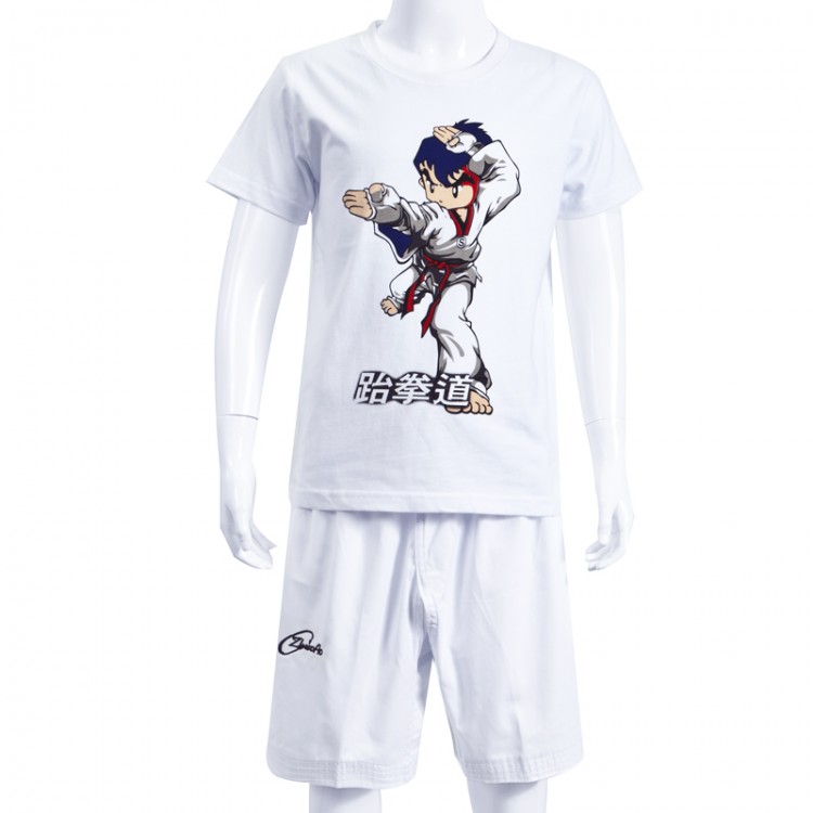 Cotton T-shirt in white Sets