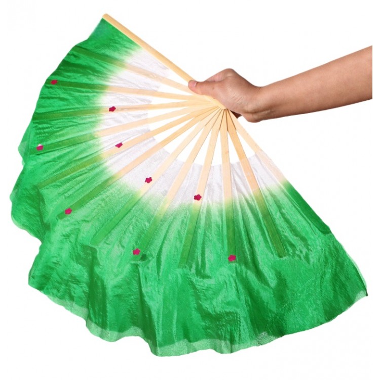 Green Dance Fans Left and Right Hands Green Dance Fans Left and Right Hands