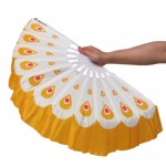 CaoJi Peacock Fans (Left & Right Hands) -Yellow CaoJi Peacock Fans (Left & Right Hands) -Yellow