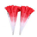 CaoJi Colorful Cloud Fans (Left & Right Hands) - Red| Rib 33cm, Tassel 10cm