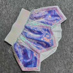 Iridescent Sequin Muay Thai Shorts: Glittering Combat Gear for Fighters Iridescent Sequin Muay Thai Shorts: Glittering Combat Gear for Fighters