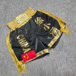 Customized Professional Muay Thai MMA Kickboxing & Sanda Fight Shorts for Men and Women Featuring Flag and Personalized Name Design Customized Professional Muay Thai MMA Kickboxing & Sanda Fight Shorts for Men and Women Featuring Flag and Personalized Name Design