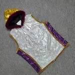 Iridescent Holographic Boxing Corner Robe & Trunks Set - Shiny Mosaic Fight Uniform Iridescent Holographic Boxing Corner Robe & Trunks Set - Shiny Mosaic Fight Uniform