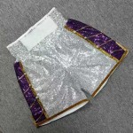 Iridescent Holographic Boxing Corner Robe & Trunks Set - Shiny Mosaic Fight Uniform Iridescent Holographic Boxing Corner Robe & Trunks Set - Shiny Mosaic Fight Uniform