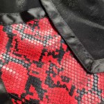 Brown Snake Print Boxing Trunks - White Satin Fight Shorts for MMA/Boxing Brown Snake Print Boxing Trunks - White Satin Fight Shorts for MMA/Boxing