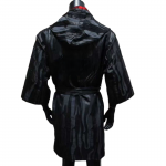 Black Red Trim MMA Boxing Entrance Cape Robe - Pro Fighter Corner Cloak Black Red Trim MMA Boxing Entrance Cape Robe - Pro Fighter Corner Cloak